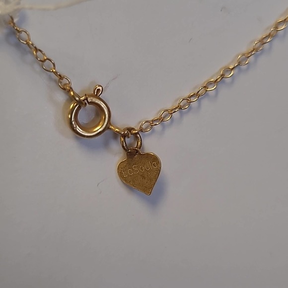 LaSoula Gold Plated Sterling Silver Y Drop Necklace - Picture 5 of 6